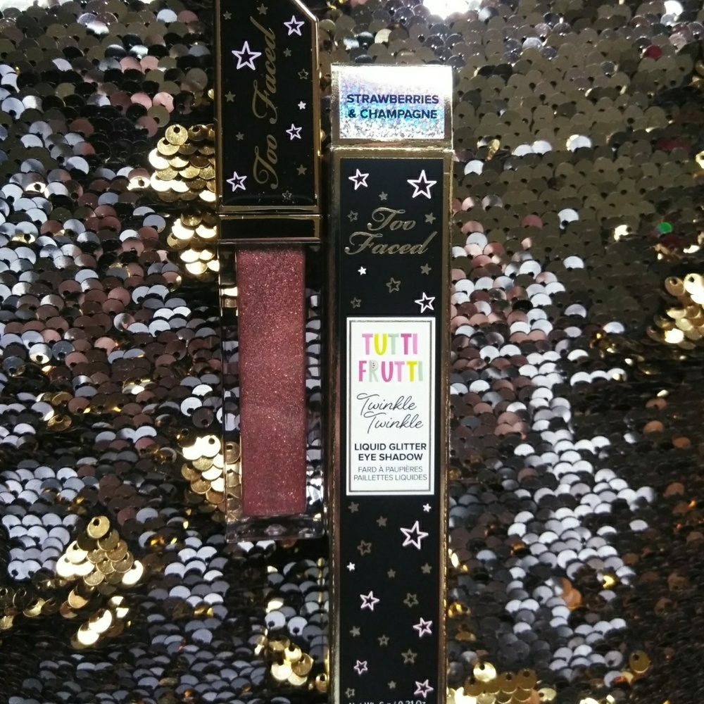 Brand new Too Faced liquid glitter eyeshadow